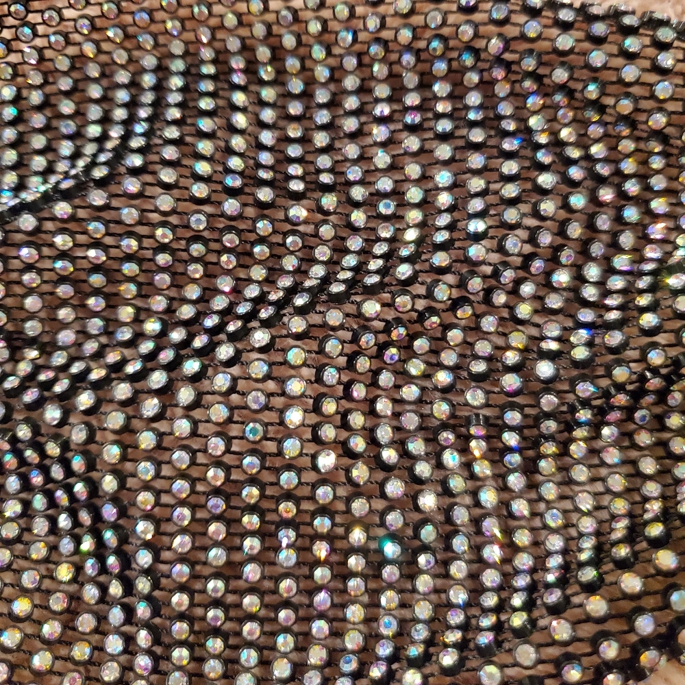 Rhinestone bling bling face mask/face covering - Picture 3 of 3